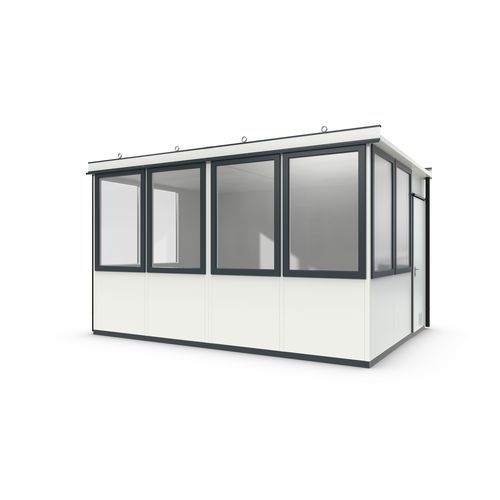 Cabina prefabbricata da esterno - MultiRoom Basic 15 - wsm Raumsysteme - per ufficio / ad utilizzo tecnico / per servizi sanitari
