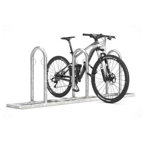 Rastrelliera per biciclette a pavimento - Track 33 - wsm Raumsysteme - con sistema di sicurezza / antivandalismo / per parcheggio