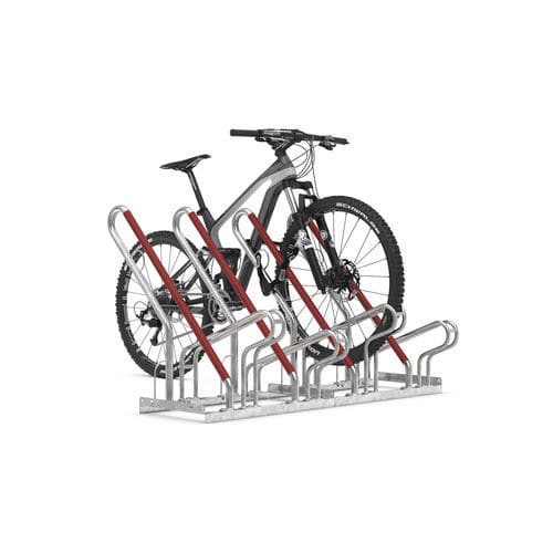 Rastrelliera per biciclette a pavimento - 2504 - wsm Raumsysteme - antivandalismo / per spazi pubblici / per parcheggio