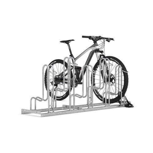 Rastrelliera per biciclette a pavimento - 4055 - wsm Raumsysteme - con sistema di sicurezza / antivandalismo / per spazi pubblici