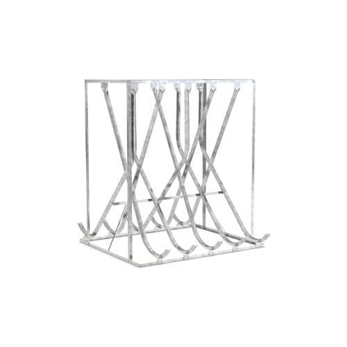 Rastrelliera per biciclette a pavimento - SF 10D - wsm Raumsysteme - con sistema di sicurezza / antivandalismo / per garage