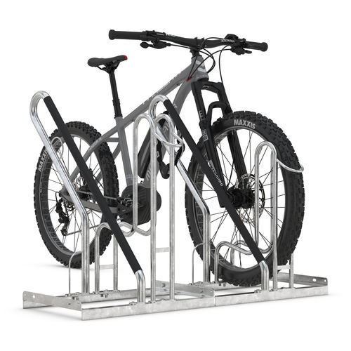 Rastrelliera per biciclette a pavimento - 4801 XXBF High - wsm Raumsysteme - con sistema di sicurezza / antivandalismo / per parcheggio