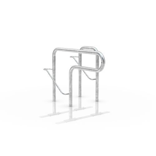 Rastrelliera per biciclette a pavimento - Strap 22 - wsm Raumsysteme - con sistema di sicurezza / antivandalismo / per spazi pubblici
