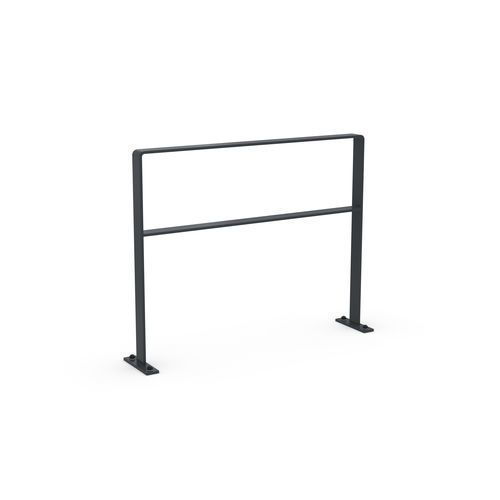 Rastrelliera per biciclette a pavimento - 9621 - wsm Raumsysteme - con sistema di sicurezza / antivandalismo / per spazi pubblici