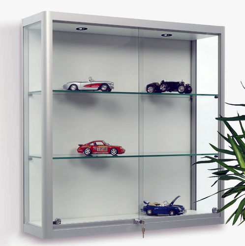 Vetrina contemporanea - Factory 600 - wsm Raumsysteme - da parete / in alluminio anodizzato / in vetro temprato