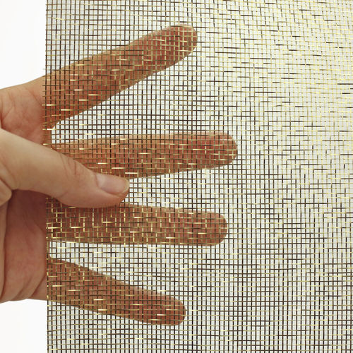 Maglia metallica in ottone - REFLECT  - MeshArt Dorstener Drahtwerke - per il design d'interni / architetturale / a maglia quadrata