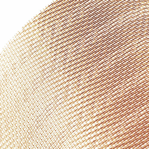 Maglia metallica in bronzo - SNAKE TWO BRONZE - MeshArt Dorstener Drahtwerke - architetturale / per il design d'interni / a maglia lunga