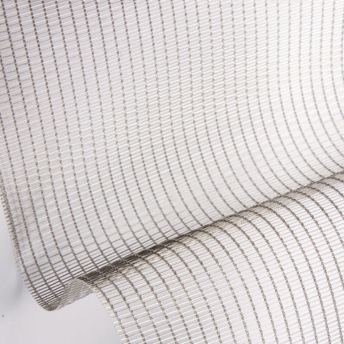 Maglia metallica in acciaio inossidabile - TRIPLE  - MeshArt Dorstener Drahtwerke - architetturale / a maglia lunga / argentata