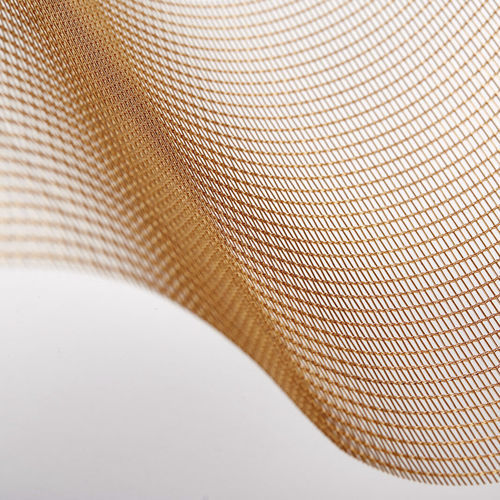 Maglia metallica in bronzo - TRIPLE  - MeshArt Dorstener Drahtwerke - architetturale / per il design d'interni / a maglia lunga