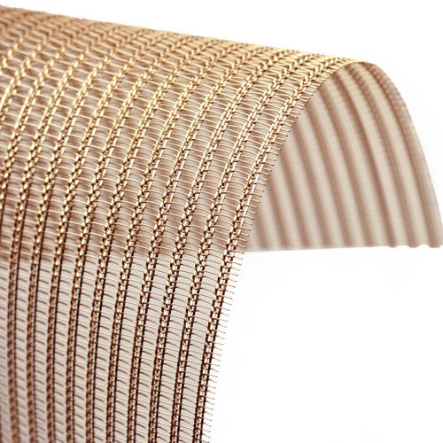 Maglia metallica in bronzo - SHINE  - MeshArt Dorstener Drahtwerke - per il design d'interni / a maglia stretta / aspetto bronzo