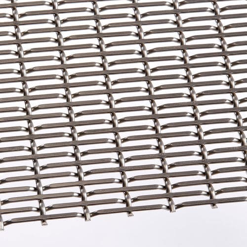 Maglia metallica in acciaio inossidabile - LONGLINE - MeshArt Dorstener Drahtwerke - per facciate / per parapetto / a maglia lunga