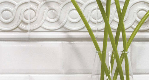 Piastrella in ceramica - MODERNISTA : BLANCO - ADEX - levigata / da interno / da parete