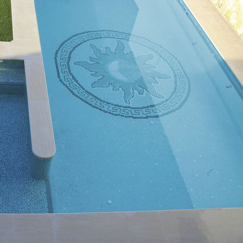 Mosaico in vetro - SUN CUSTOMIZED - ALTTOGLASS - lucido / per piscina / da pavimento
