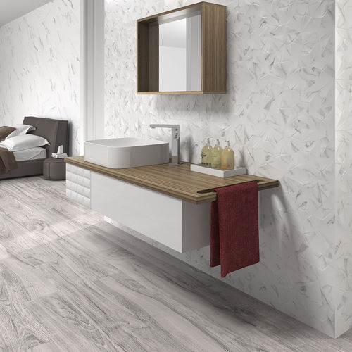 Piastrella in gres porcellanato - CALACATTA - Azulev - levigata / a rilievo / da interno