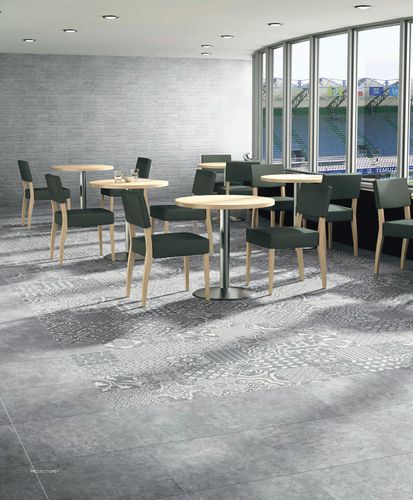 Piastrella in gres porcellanato - METAL EFFECT CEMENT : PROJECT - Ceracasa Ceramica - levigata / da interno / da cucina
