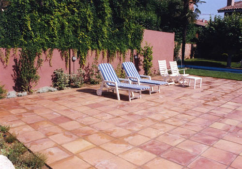 Piastrella in terracotta - MANUAL - Ceramica Elias - anticata / da esterno / per pavimento