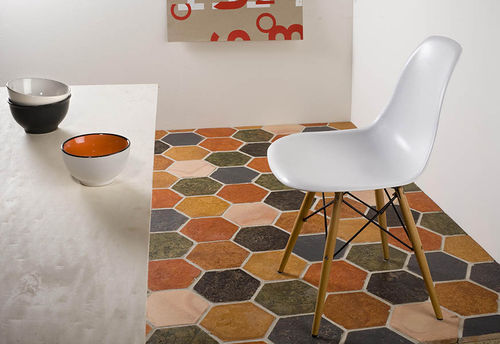 Piastrella in terracotta - MILLENIUM - Ceramica Elias - opaca / da interno / da pavimento