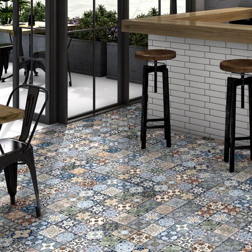 Piastrella in gres porcellanato - XEREA - Codicer - da interno / da pavimento / patchwork