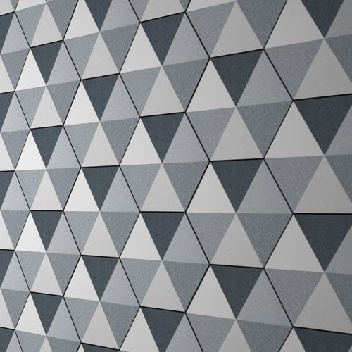 Piastrella in gres porcellanato - PRISMA GREY - Codicer - da interno / da parete / con motivi geometrici