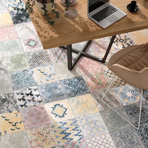 Piastrella in gres porcellanato - PERSEO - Codicer - da interno / da pavimento / patchwork