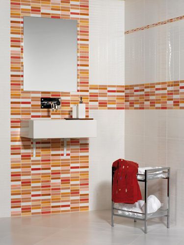 Piastrella in ceramica - EVA - Cristal Cerámicas - lucida / da interno / da bagno