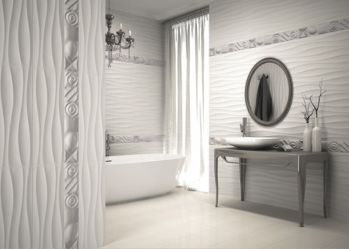 Piastrella in ceramica - VICTORIA - Cristal Cerámicas - opaca / da interno / da bagno