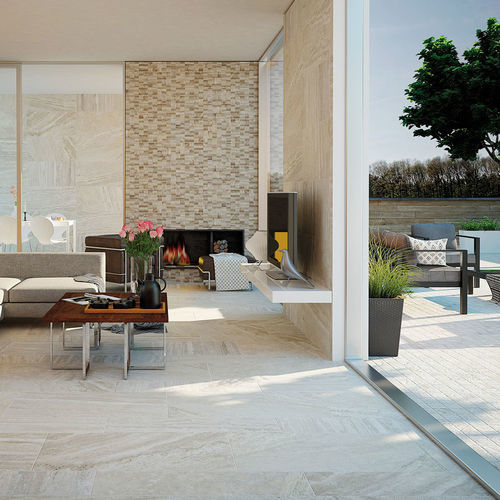 Piastrella in gres porcellanato - PORTMAN - GAYAFORES - levigata / da interno / da sala