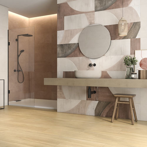 Piastrella in gres porcellanato - TERRA  - Grupo Halcón - opaca / a rilievo / da interno