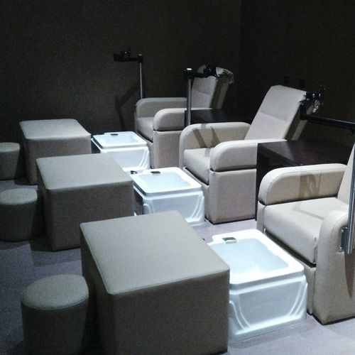 Poltrona pedicure in vinile - DESTINY - Touch America - con pompa idraulica / elettrica / imbottita