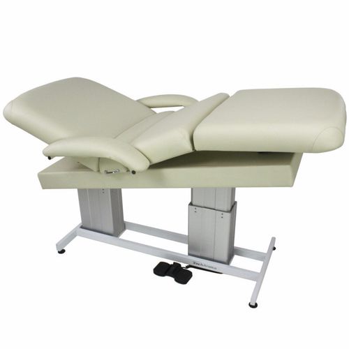 Lettino per massaggi elettrico - ATLAS - Touch America - in metallo / in schiuma di poliuretano / ad altezza regolabile