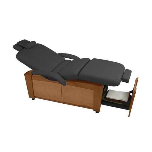 Lettino per massaggi idraulico - VIOLA POWERTILT - Touch America - in legno / in espanso / con contenitore