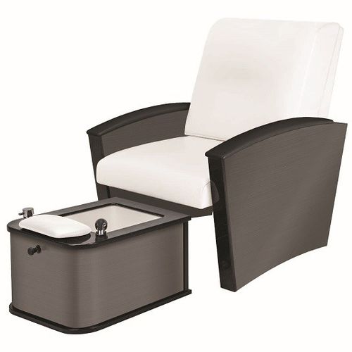 Poltrona spa pedicure in ecopelle - MYSTIA™ WITH PLUMBED FOOTBATH - Living Earth Crafts
