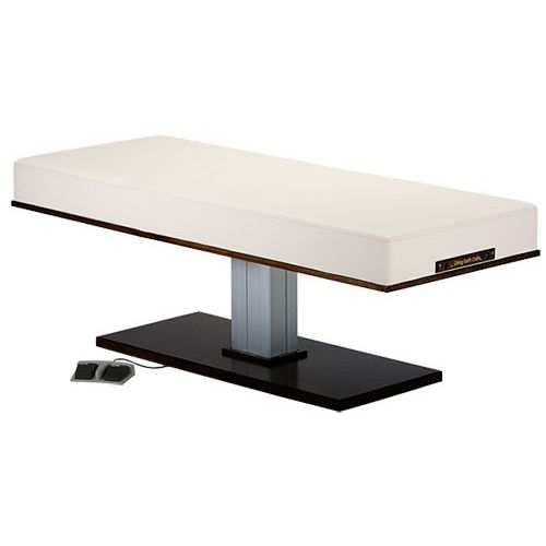 Lettino per massaggi elettrico - LEC PEDESTAL FLAT TOP - Living Earth Crafts - ad altezza regolabile / contract