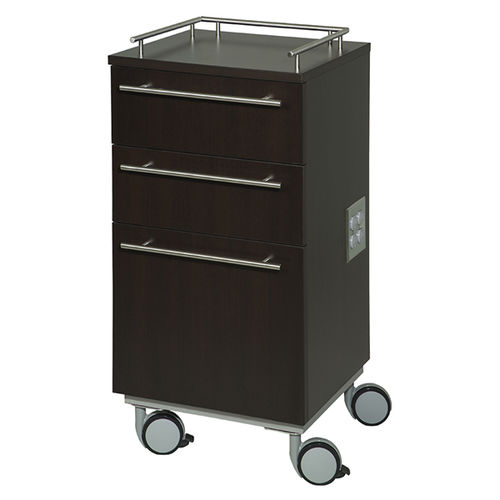 Mobile contenitore con rotelle - KALLI : 108 - Belvedere - per parrucchiere