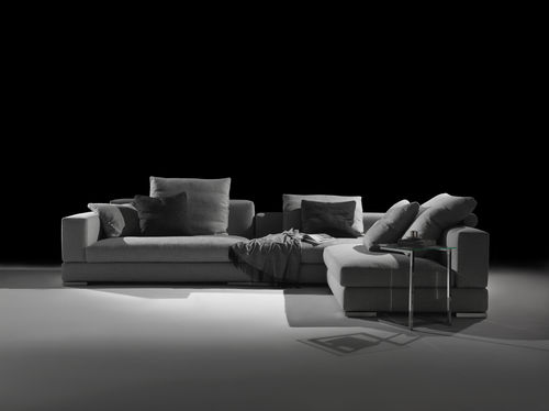 Divano modulare - REGODUE - Respace - contemporaneo / in tessuto / grigio