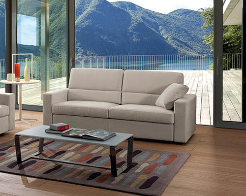 Divano contemporaneo - LAND - Respace - in tessuto / beige / 2 posti