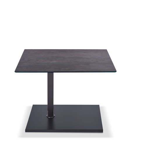 Tavolo d'appoggio contemporaneo - K528 KOLO - Ronald Schmitt Design - in legno / in vetro / in metallo laccato