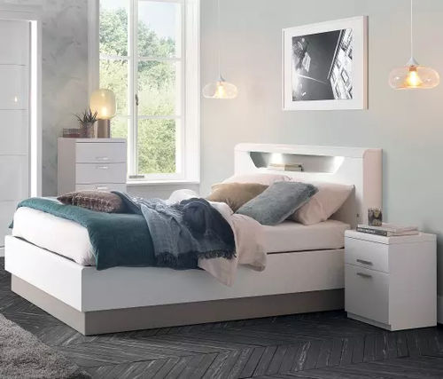 Letto matrimoniale - MULTY - Meubles Célio - contemporaneo / con base contenitore / con contenitore