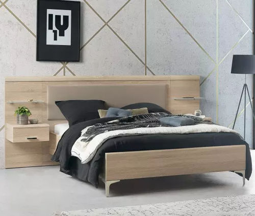 Letto matrimoniale - MULTY - Meubles Célio - contemporaneo / con testiera / con comodini