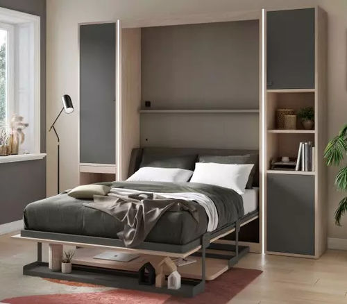 Letto a scomparsa - SMART - Meubles Célio - matrimoniale / contemporaneo / con contenitore