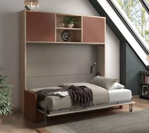Letto a scomparsa - SMART - Meubles Célio - matrimoniale / contemporaneo / con contenitore