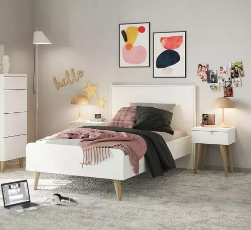 Letto singolo - BLOOM - Meubles Célio - contemporaneo / su misura / con divano