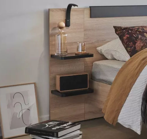 Comodino contemporaneo - FIRST - Meubles Célio - in melaminico / rettangolare / sospeso