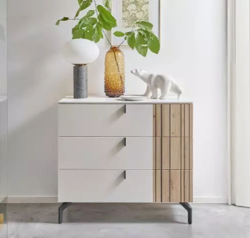 Cassettone contemporaneo - OPALE - Meubles Célio - in melaminico / rettangolare / 3 cassetti