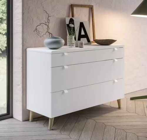 Cassettone contemporaneo - BLOOM - Meubles Célio - in melaminico / rettangolare / 3 cassetti