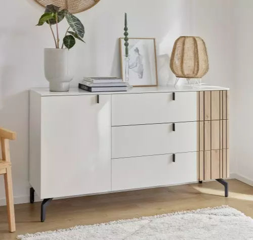 Cassettone contemporaneo - OPALE - Meubles Célio - in melaminico / con contenitore / 3 cassetti