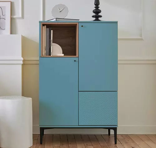 Credenza con alzata contemporanea - PIGMENT - Meubles Célio - in alluminio anodizzato / in melaminico