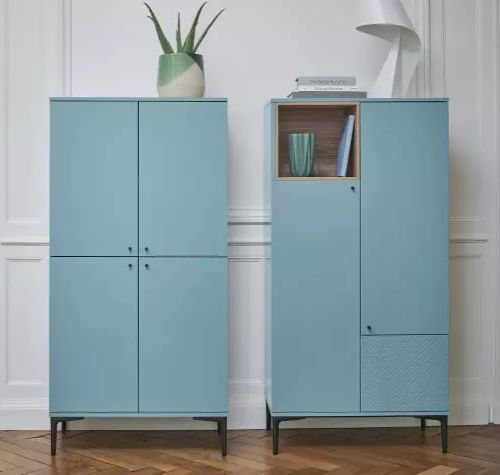 Credenza con alzata contemporanea - PIGMENT - Meubles Célio - in melaminico