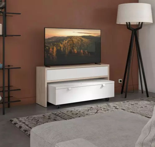 Mobile porta TV contemporaneo - SMART - Meubles Célio - con cassetti / con vano contenitore / modulare