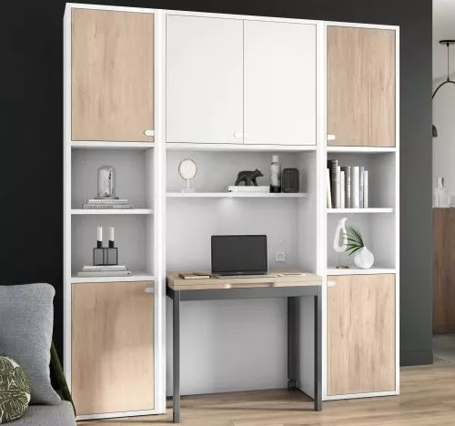 Scrivania da terra - SMART - Meubles Célio - contemporanea / in melaminico / dritta
